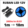 Ruban LED 12V kit complet bleu